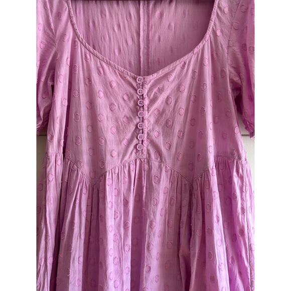 Urban Outfitters Polka Dot Mini Dress | Lilac | Small - Picture 3 of 13